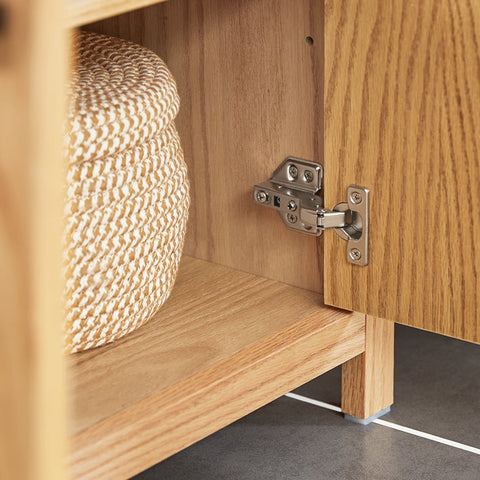 Rootz Sink Base Cabinet - Bathroom Cabinet - Washbasin Stand - Moisture Resistant - Adjustable Shelf - Easy Assembly - 60cm x 60cm x 35cm