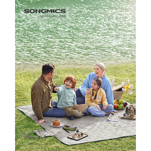 Rootz Picnic Blanket - Outdoor Mat - Waterproof Beach Blanket - Polyester Surface - Foam Padding - Lightweight - 200cm x 200cm