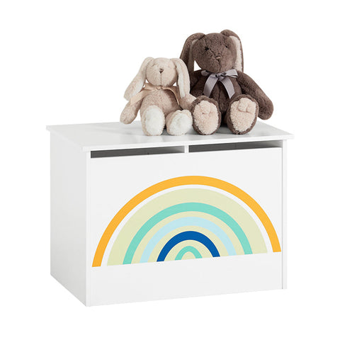 Rootz Toy Chest - Toy Box - Storage Box for Children - Sturdy MDF Construction - Child-Friendly Height - Large Compartments - 62cm x 44cm x 40cm