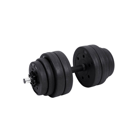 Rootz Dumbbell Set - Weight Set - Barbell Connection - Adjustable Weights - Space Saving - 10kg to 30kg - 69cm x 62cm x 73.5cm