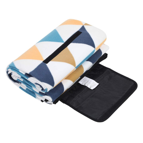 Rootz Picnic Blanket - Outdoor Blanket - Waterproof Mat - Fleece Surface - Aluminum Coating - Portable - Lightweight - Insulated - 200cm x 200cm - 40cm x 25cm x 12cm