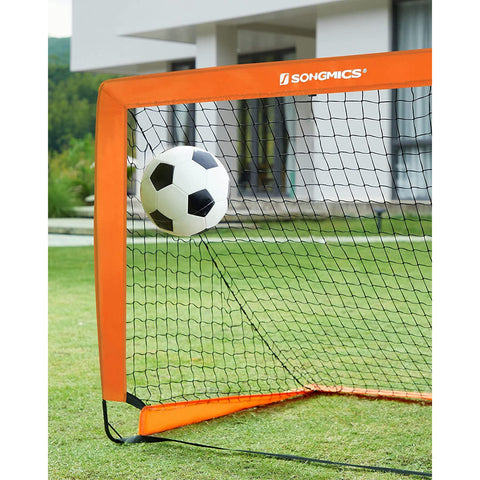 Rootz 2 Piece Set Football Goals - Soccer Nets - Portable Goal Posts - Fiberglass Rods - Polyester Mesh - Lightweight - 90cm x 120cm x 90cm