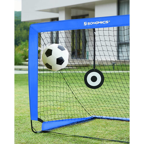 Rootz Football Goal Set - Soccer Net - Portable Goals - Fiberglass Rods - Polyester Mesh - Oxford Cloth - Lightweight - Easy Assembly - Durable - 90cm x 120cm x 90cm