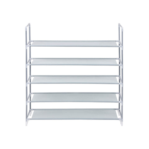 Rootz Shoe Rack Organizer - Shoe Shelf - Shoe Storage - Minimalist Design - 5 Levels - Space for 20 Pairs - Easy Assembly - Easy to Clean - 88cm x 91cm x 28cm