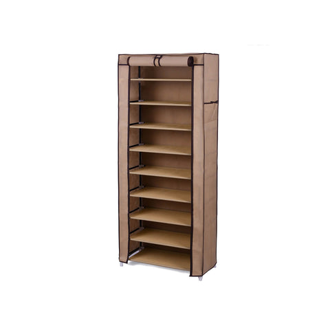 Rootz Shoe Cabinet Organizer - Shoe Rack - Shoe Storage - Non-Woven Fabric - Neat and Clear Shoe Arrangement - Dust and Dirt Protection - 58cm x 160cm x 28cm