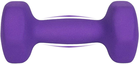 Rootz Dumbbells - Dumbbell Set - Set Of 2 - 2 x 2 kg - Dumbbells - Purple - Women