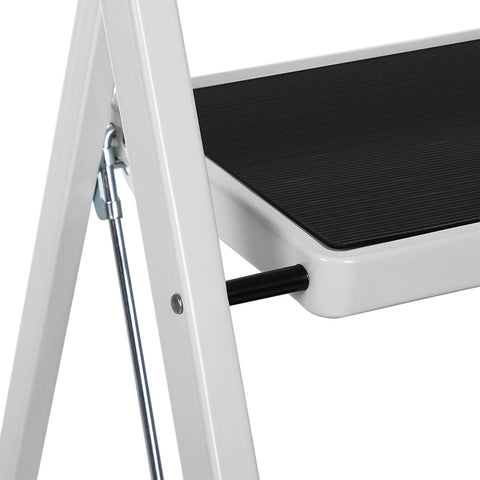 Rootz Household ladder - Household ladder with 3 steps - foldable - 150 kg load capacity